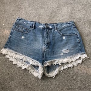 Free people jean shorts